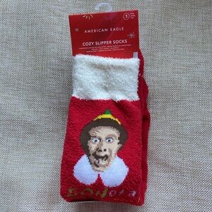 The Movie ‘elf’ “Son of a Nutracker’ cozy slipper socks (NWT)